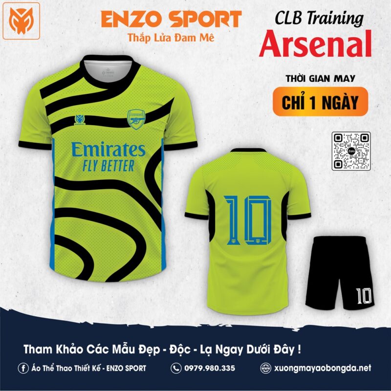 Áo Clb Arsenal training đẹp