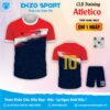 Áo CLB Atletico training đỏ - đen