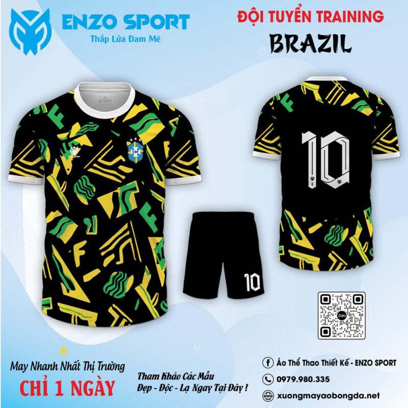 Áo đấu đẹp tuyển Brazil 2023/24 training