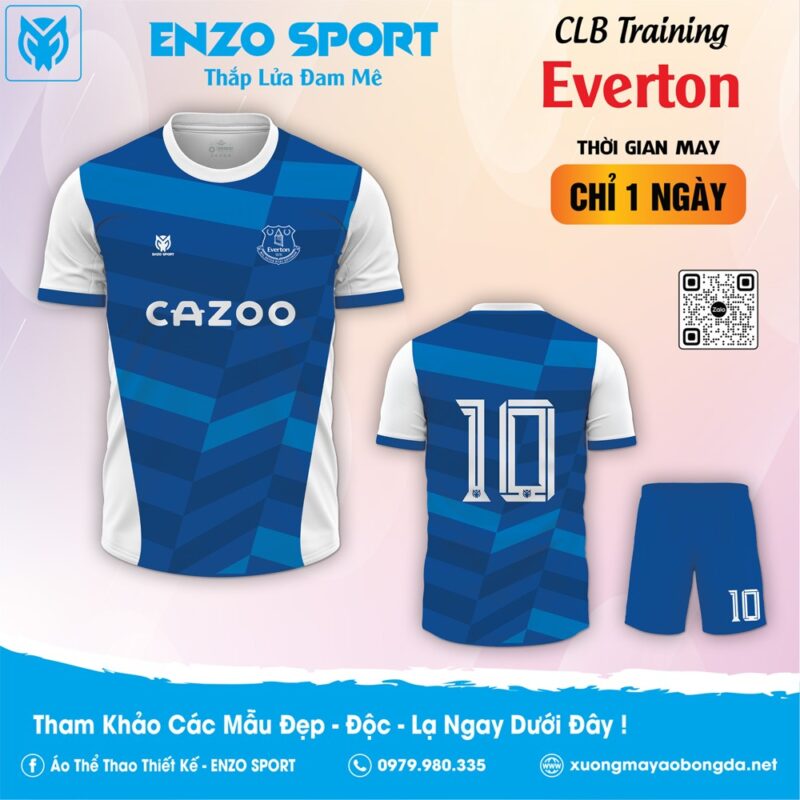 Mẫu áo đấu mới nhất của Everton