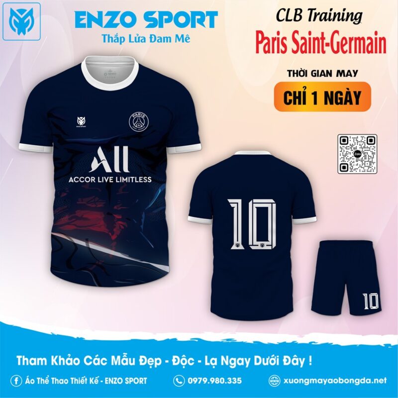 Ảnh áo đá bóng CLB PSG 2023-2024 training