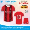 Áo đấu CLB AC Milan training đẹp