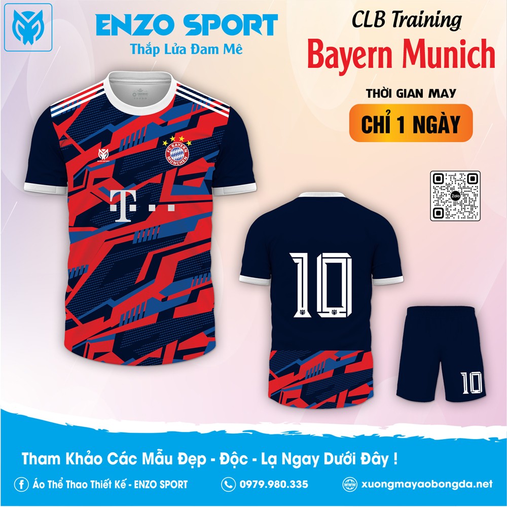 Áo đá bóng CLB Bayern Munich training 2023-24