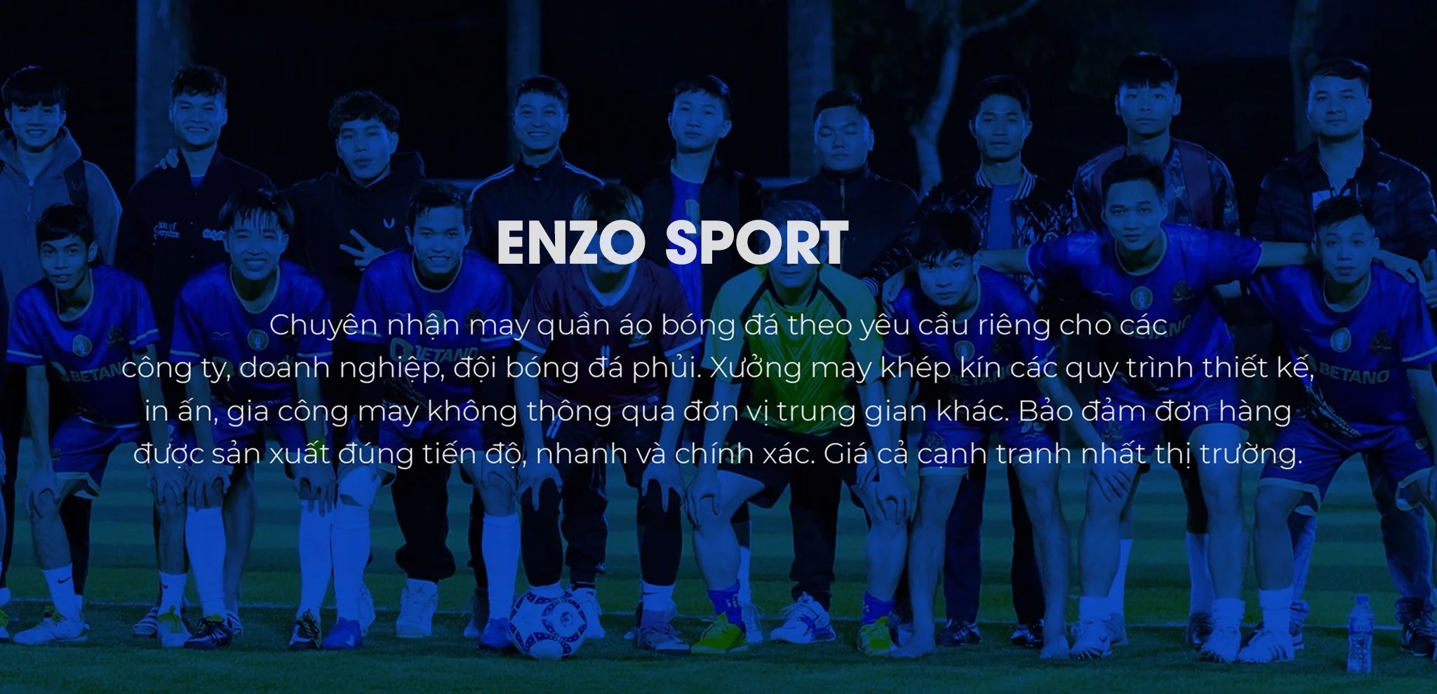 Enzo Sport - Thương hiệu áo đấu số 1 tại Việt Nam