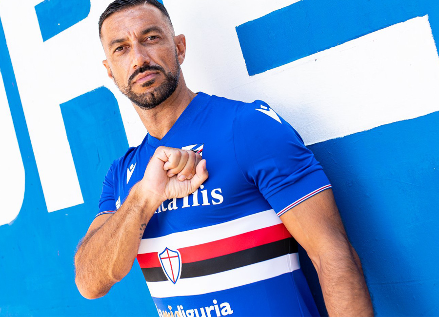 Áo bóng đá CLB Sampdoria 2024 sân nhà