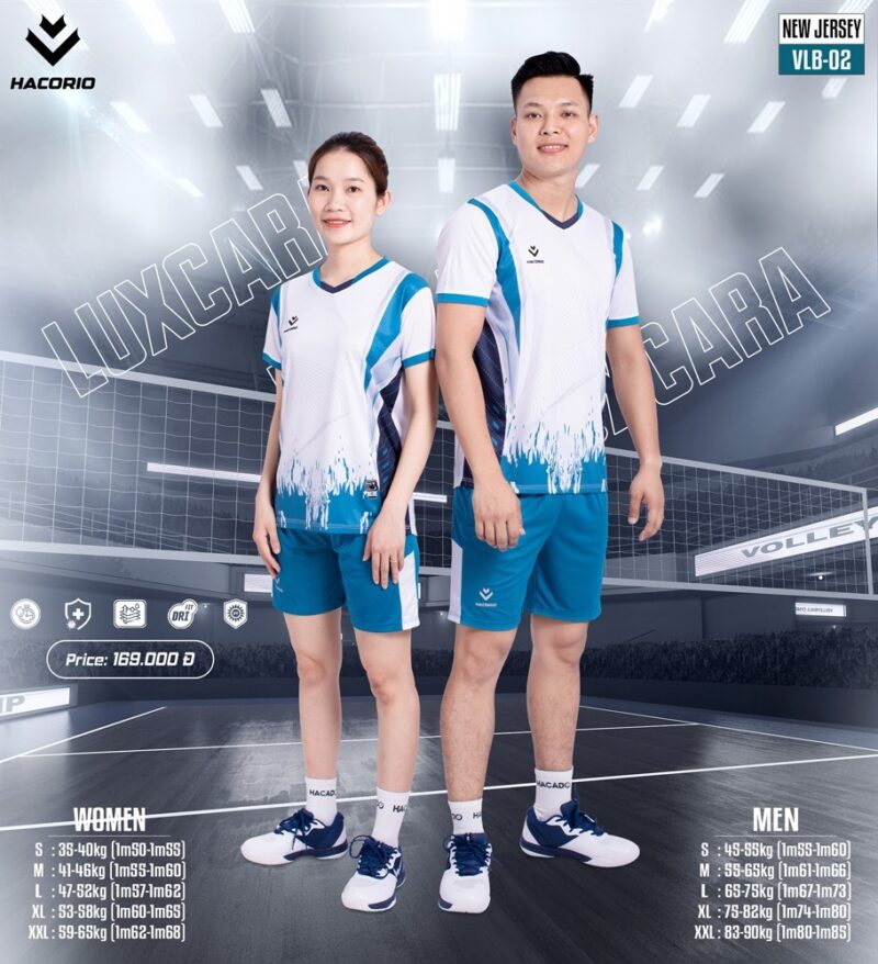 Áo Bóng Chuyền Màu Trắng
