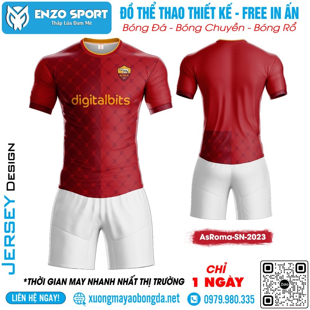 Áo Clb As Roma mới nhất 2023