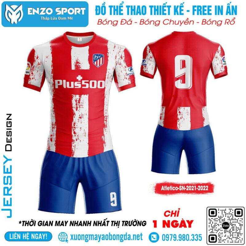 Áo đấu Clb Atletico sân nhà đẹp