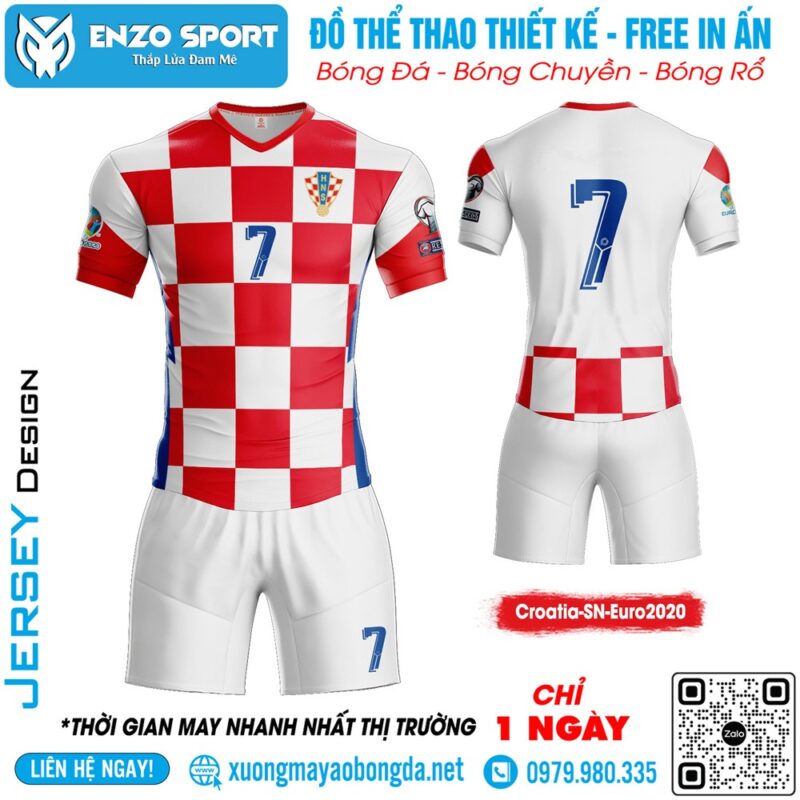 Áo bóng đá tuyển Croatia 2023