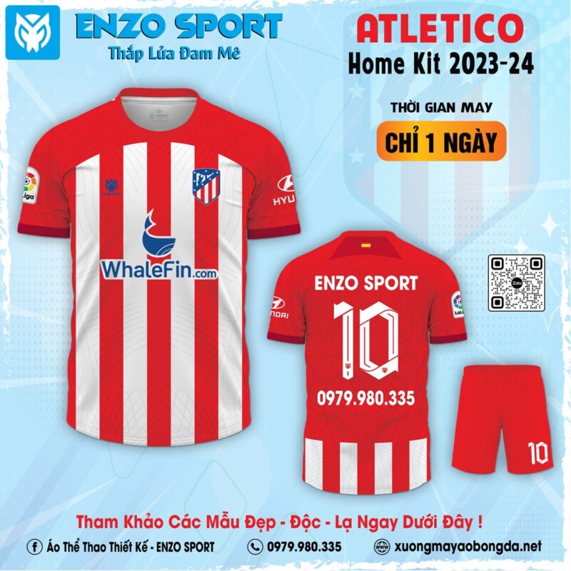 Áo đấu clb Atletico 2023