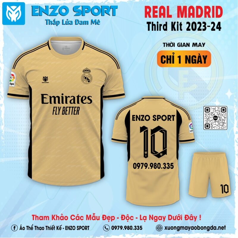 Áo Real Madrid 2023 đẹp nhất