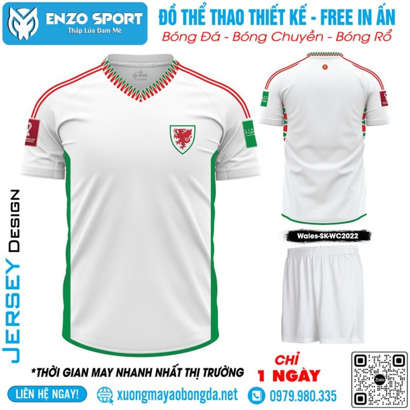 Bộ quần áo Wales World Cup 2022