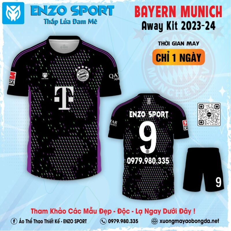 Áo bóng đá clb Bayer Munich 23/24