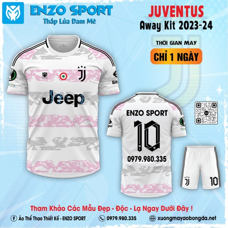 Áo bóng đá thiết kế Juventus