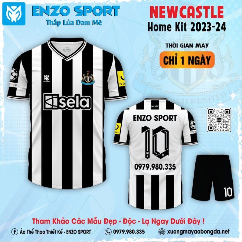 Quần áo đấu clb Newcastle